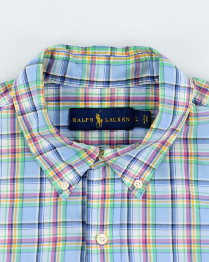 Vintage Ralph Lauren Check Long Sleeve Shirt - L