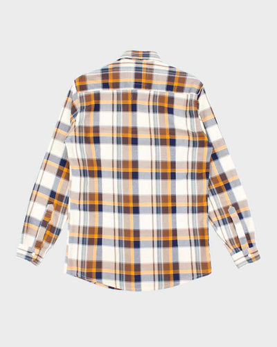 Vintage 00s Guess Check Long Sleeve Shirt - M