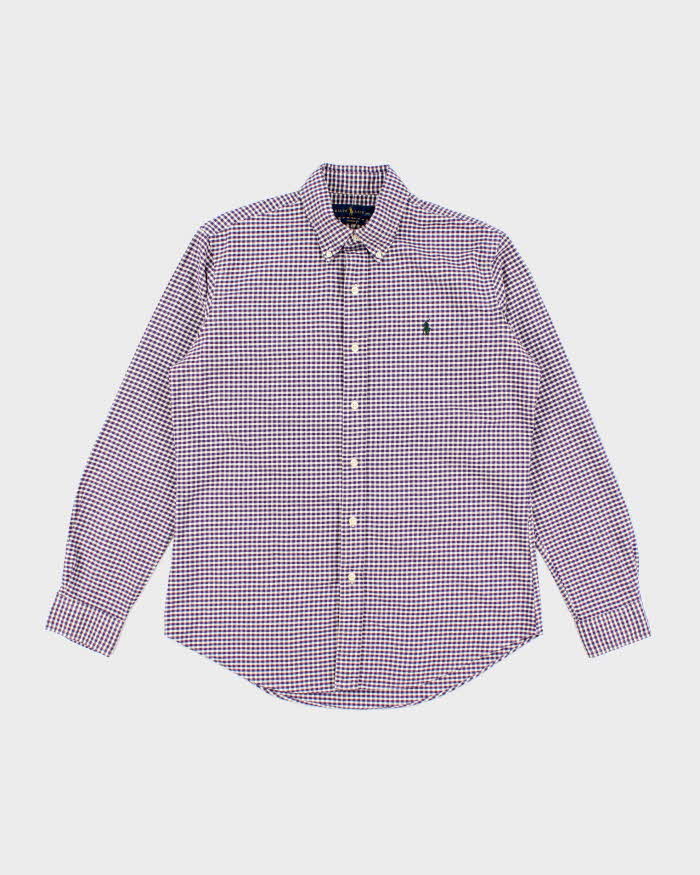 Vintage Ralph Lauren Check Long Sleeve Shirt - M