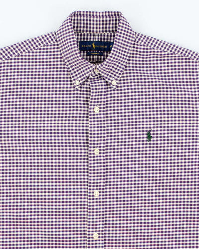 Vintage Ralph Lauren Check Long Sleeve Shirt - M