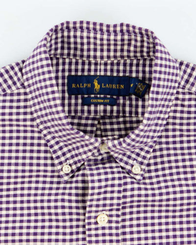 Vintage Ralph Lauren Check Long Sleeve Shirt - M