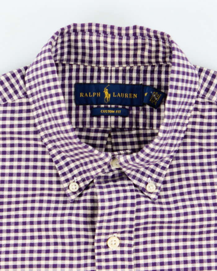 Vintage Ralph Lauren Check Long Sleeve Shirt - M