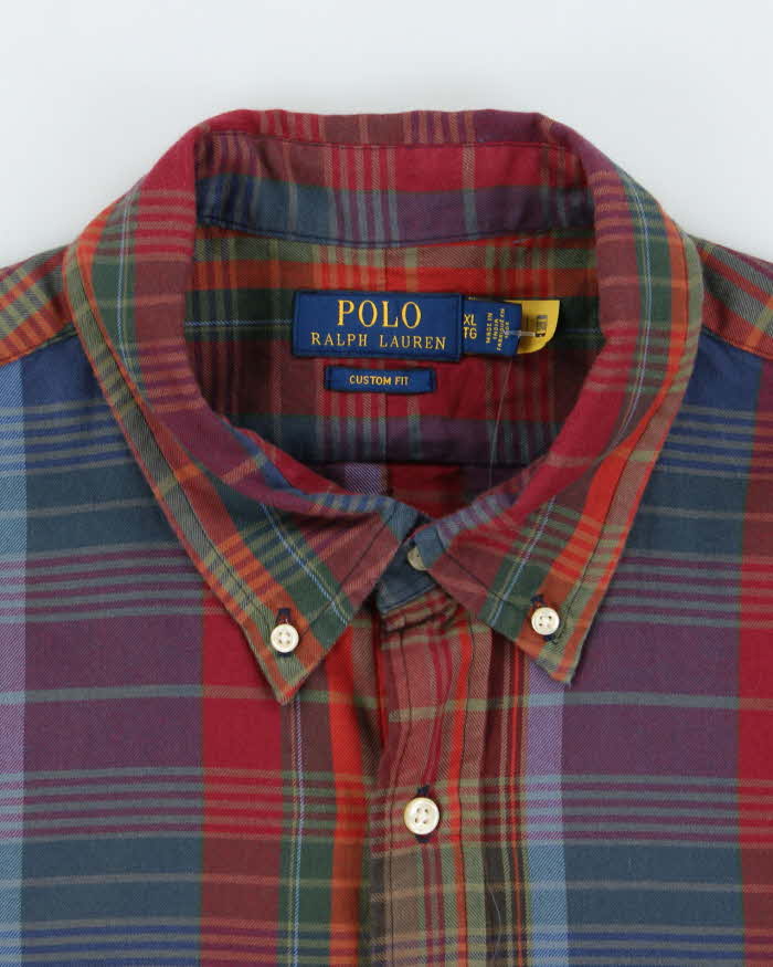 Vintage Ralph Lauren Check Long Sleeve Shirt - XL