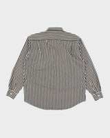 Vintage Yves Saint Laurent Stripe Long Sleeve Shirt - L