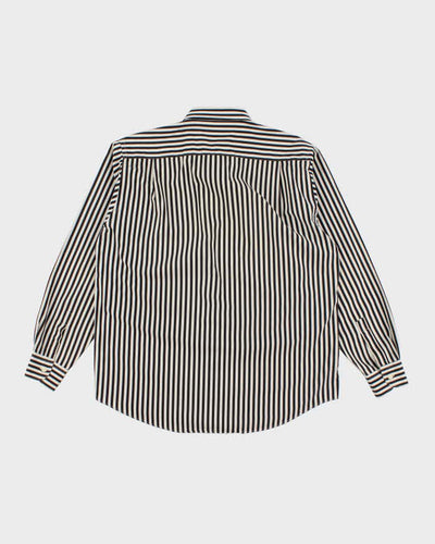 Vintage Yves Saint Laurent Stripe Long Sleeve Shirt - L