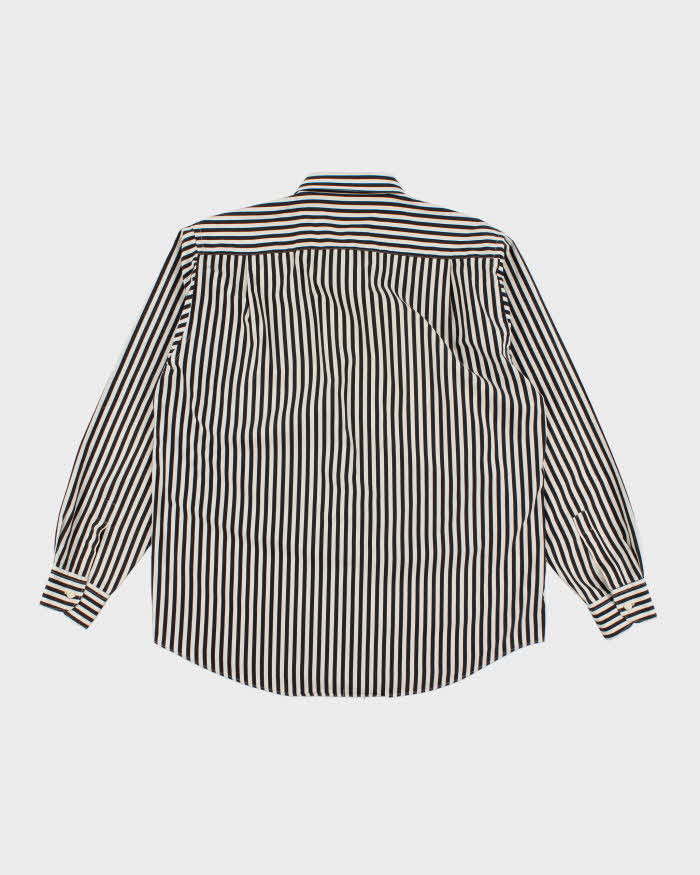 Vintage Yves Saint Laurent Stripe Long Sleeve Shirt - L