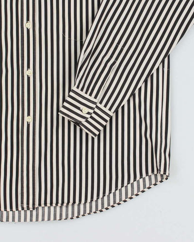 Vintage Yves Saint Laurent Stripe Long Sleeve Shirt - L