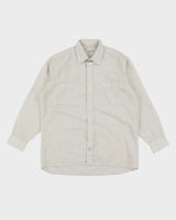 Vintage 90's Christian Dior Striped Long Sleeve Shirt - L