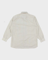 Vintage 90's Christian Dior Striped Long Sleeve Shirt - L