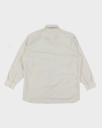 Vintage 90's Christian Dior Striped Long Sleeve Shirt - L