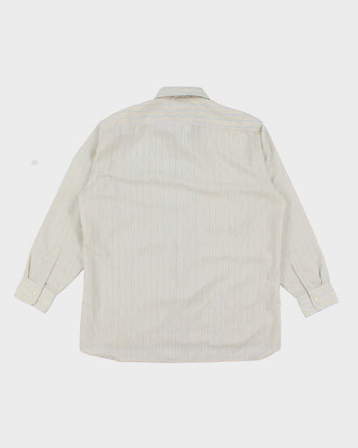 Vintage 90's Christian Dior Striped Long Sleeve Shirt - L