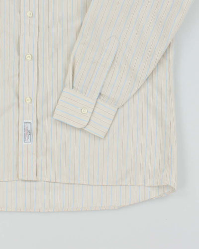 Vintage 90's Christian Dior Striped Long Sleeve Shirt - L