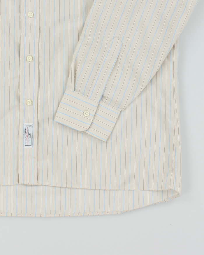 Vintage 90's Christian Dior Striped Long Sleeve Shirt - L