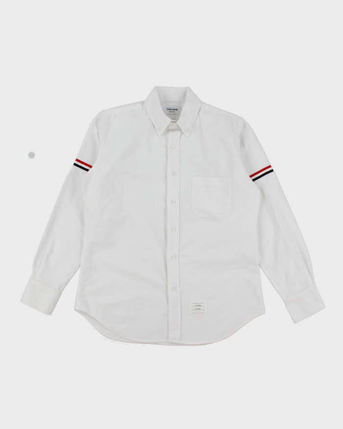 Vintage Thom Browne Striped Sleeve Button Up Shirt - L