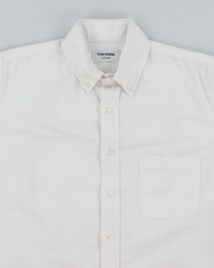 Vintage Thom Browne Striped Sleeve Button Up Shirt - L