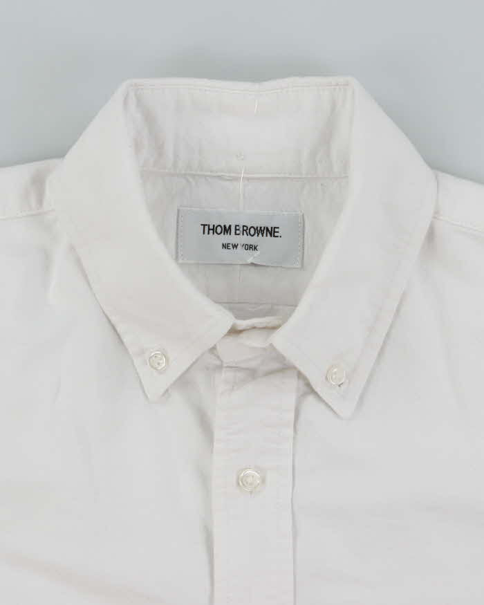 Vintage Thom Browne Striped Sleeve Button Up Shirt - L