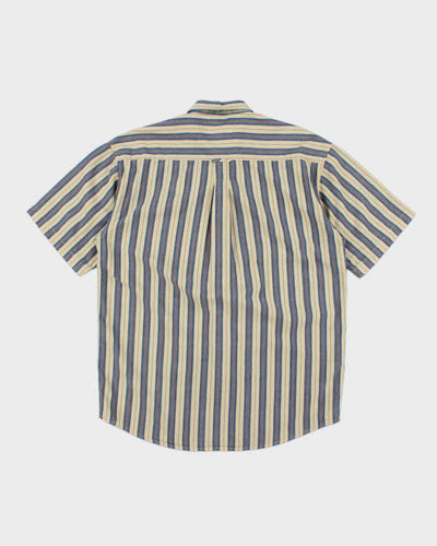 Vintage Pierre Balmain Striped Short Sleeve Shirt - L