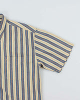 Vintage Pierre Balmain Striped Short Sleeve Shirt - L