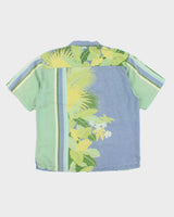 Vintage Tommy Bahama Silk Hawaiian Shirt - XL