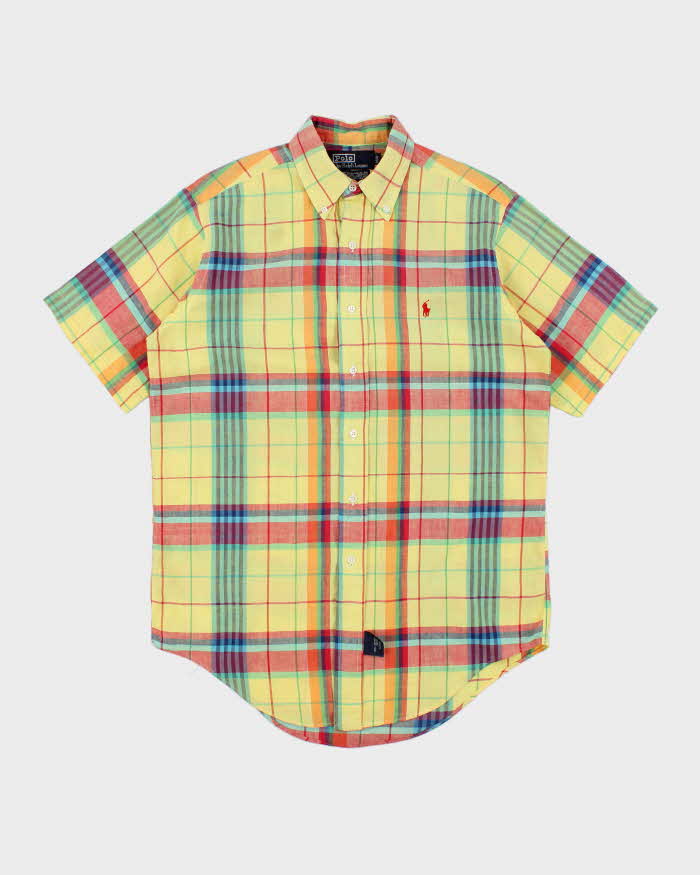Vintage Ralph Lauren Check Short Sleeve Shirt - M