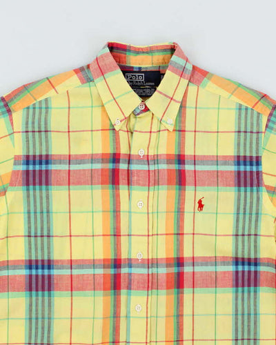 Vintage Ralph Lauren Check Short Sleeve Shirt - M