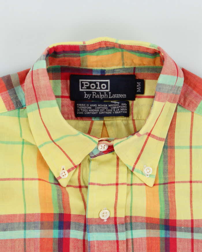 Vintage Ralph Lauren Check Short Sleeve Shirt - M