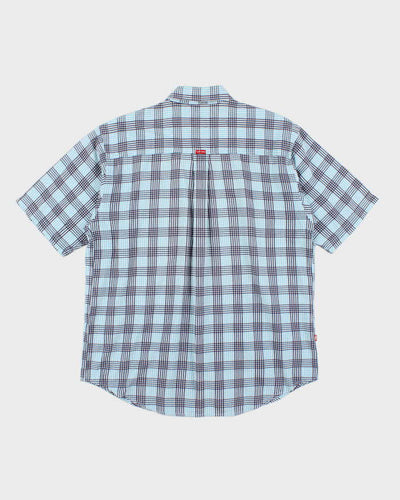 Vintage 00s Ecko Check Short Sleeve Shirt - M