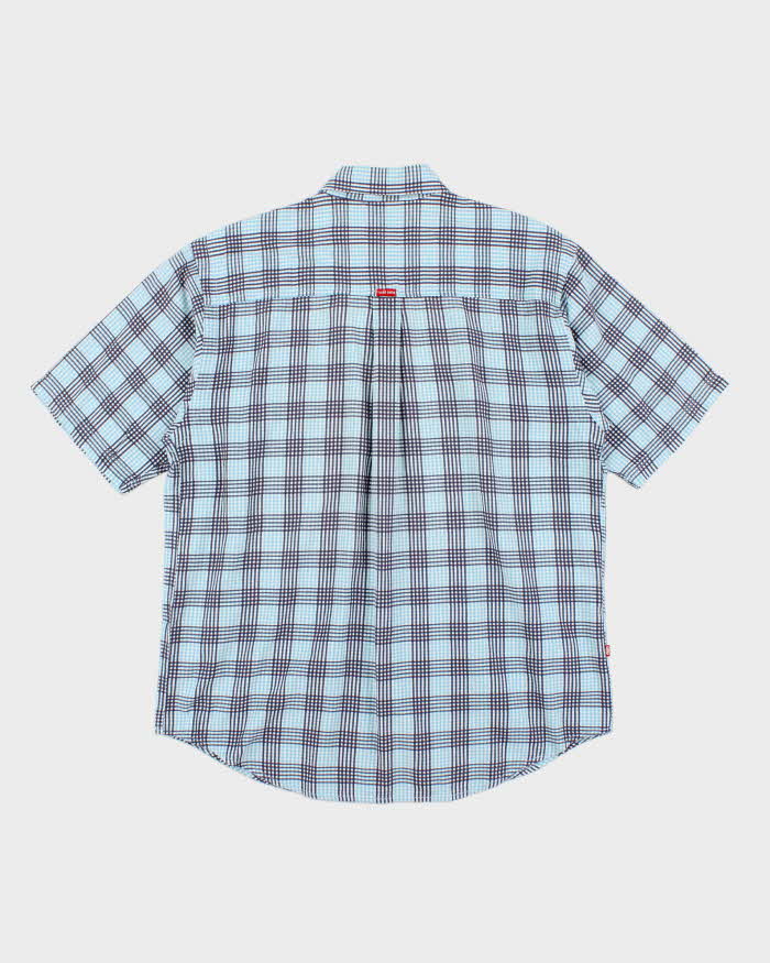 Vintage 00s Ecko Check Short Sleeve Shirt - M