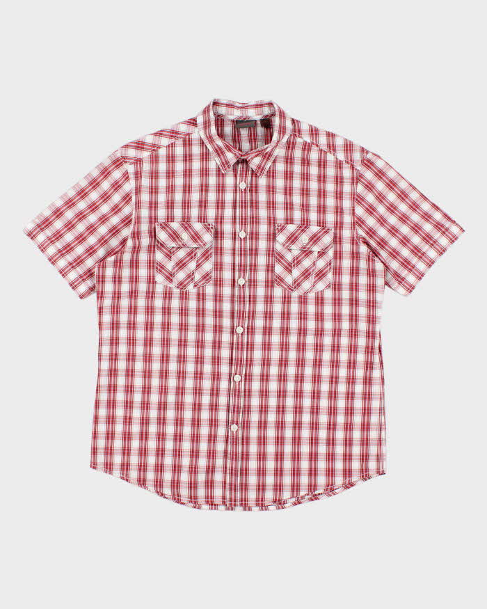 Vintage 00s Esprit Check Short Sleeve Shirt - L
