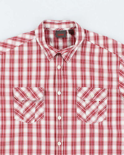 Vintage 00s Esprit Check Short Sleeve Shirt - L