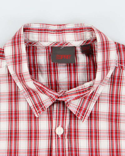 Vintage 00s Esprit Check Short Sleeve Shirt - L