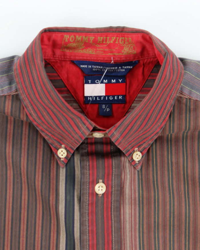 Vintage Tommy Hilfiger Stripe Oversized Shirt - S