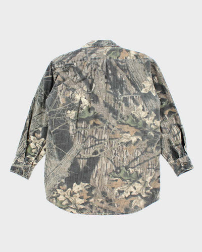 Vintage Y2K Mossy Oak Heavyweight Long Sleeve Shirt - M