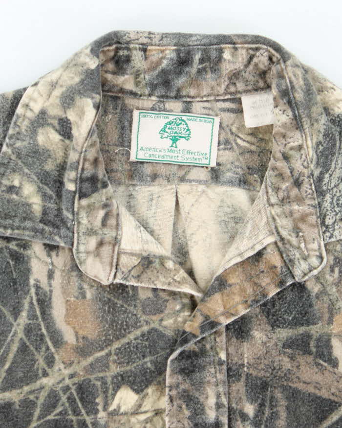 Vintage Y2K Mossy Oak Heavyweight Long Sleeve Shirt - M