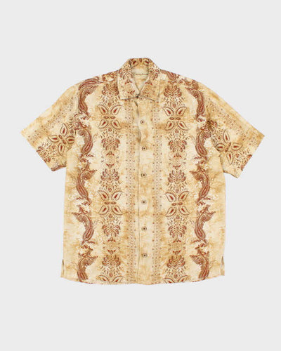 Vintage 2000's Tommy Bahama Patterned Short Sleeve Shirt - S