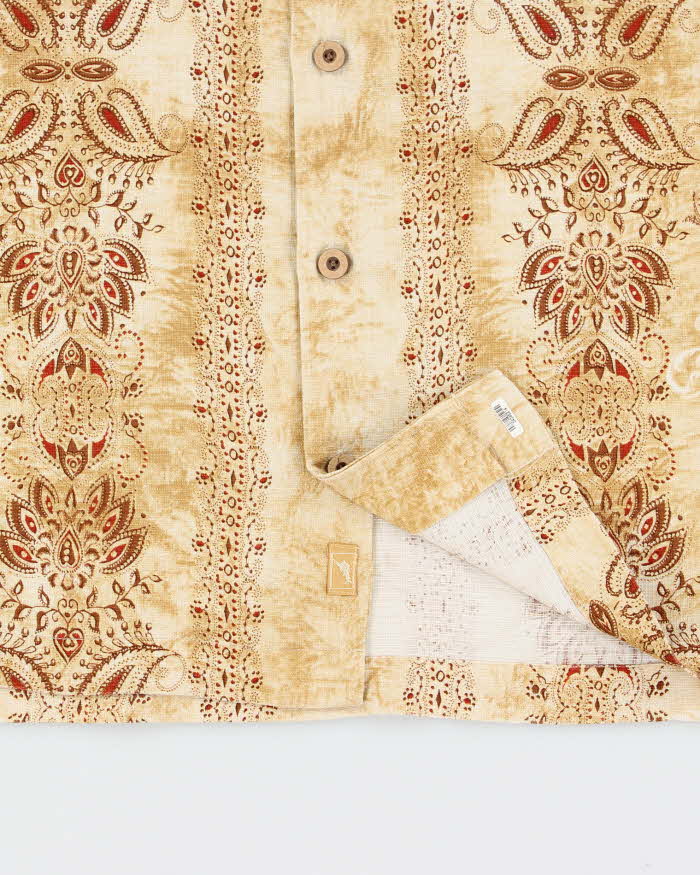 Vintage 2000's Tommy Bahama Patterned Short Sleeve Shirt - S