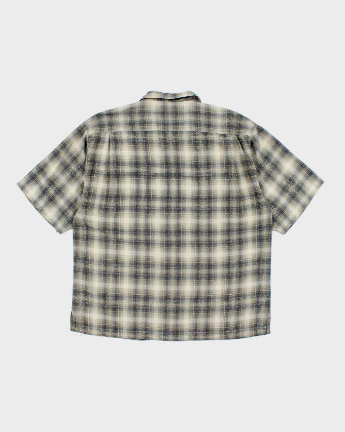 Vintage Tommy Bahama Silk Check Shirt - XL