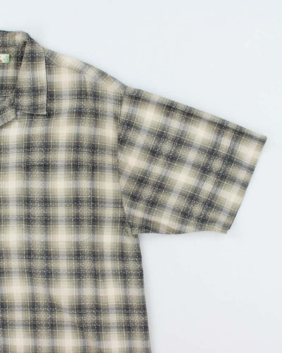 Vintage Tommy Bahama Silk Check Shirt - XL