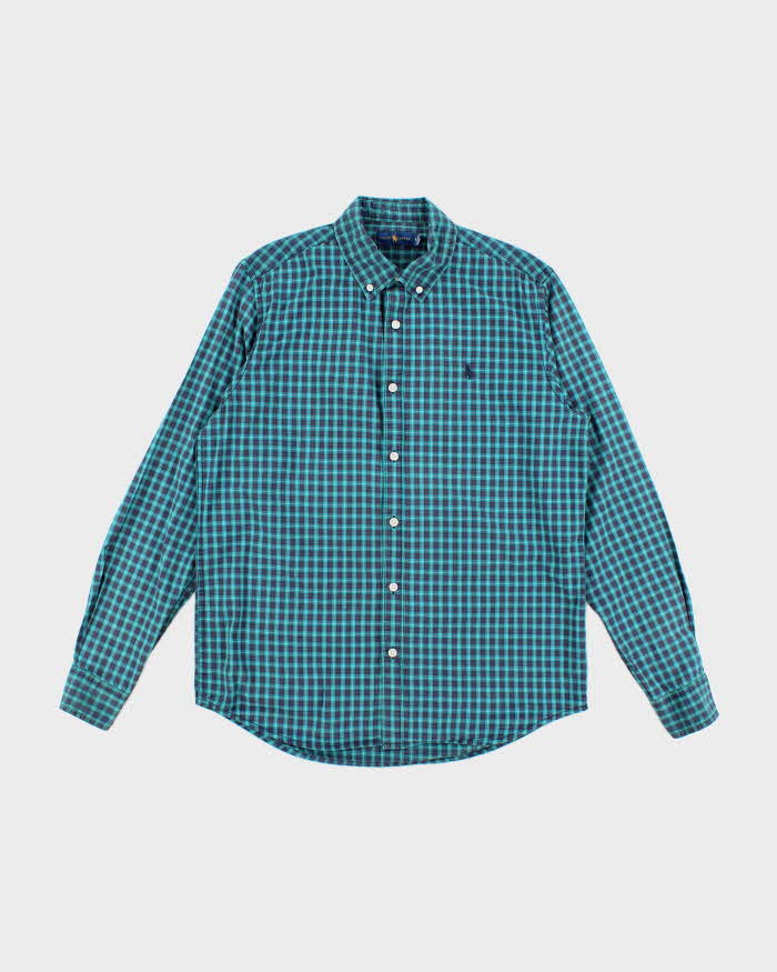 Vintage Ralph Lauren Check Long Sleeve Shirt - M