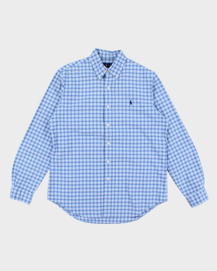 Vintage Ralph Lauren Check Long Sleeve Shirt - M