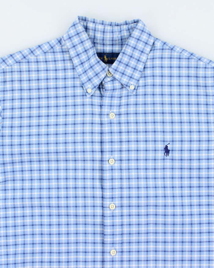 Vintage Ralph Lauren Check Long Sleeve Shirt - M
