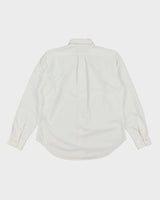 Vintage 2000's Ralph Lauren Heavyweight White Long Sleeve Shirt - M