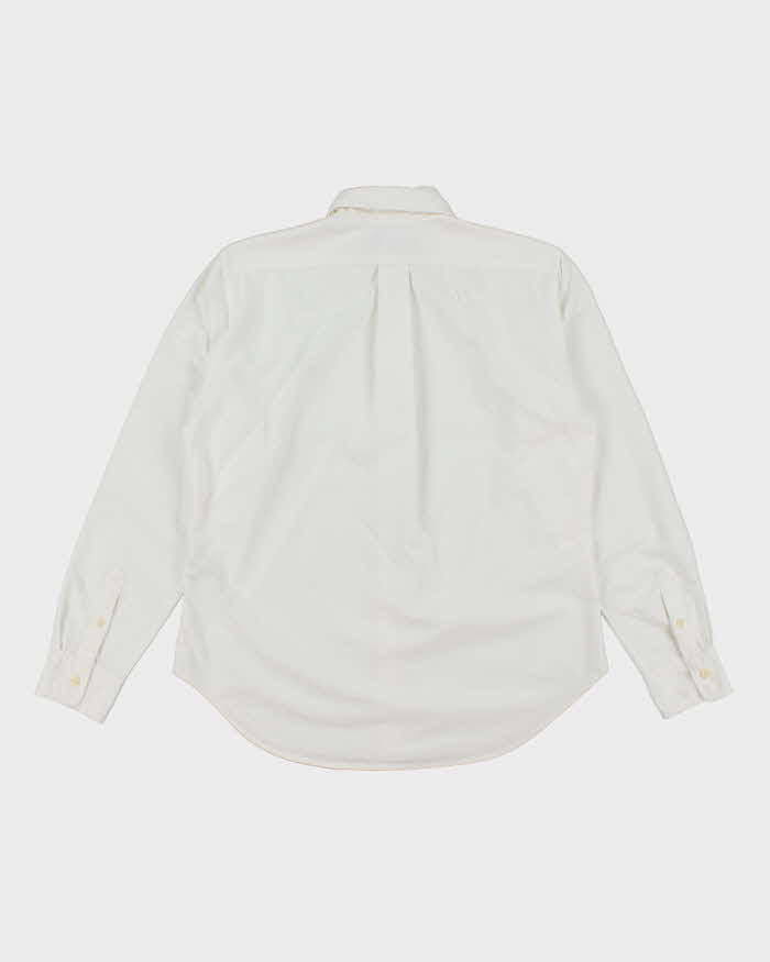 Vintage 2000's Ralph Lauren Heavyweight White Long Sleeve Shirt - M