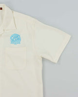 Vintage 2000's Coney Island Brewing Embroidered Hawaiian Shirt -  M