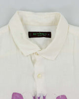 Vintage 90's Etro Lightweight Flower Graphic Long Sleeve Shirt - XL