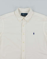 Vintage 2000's Ralph Lauren Small Horse Embroidered Short Sleeve Shirt - L