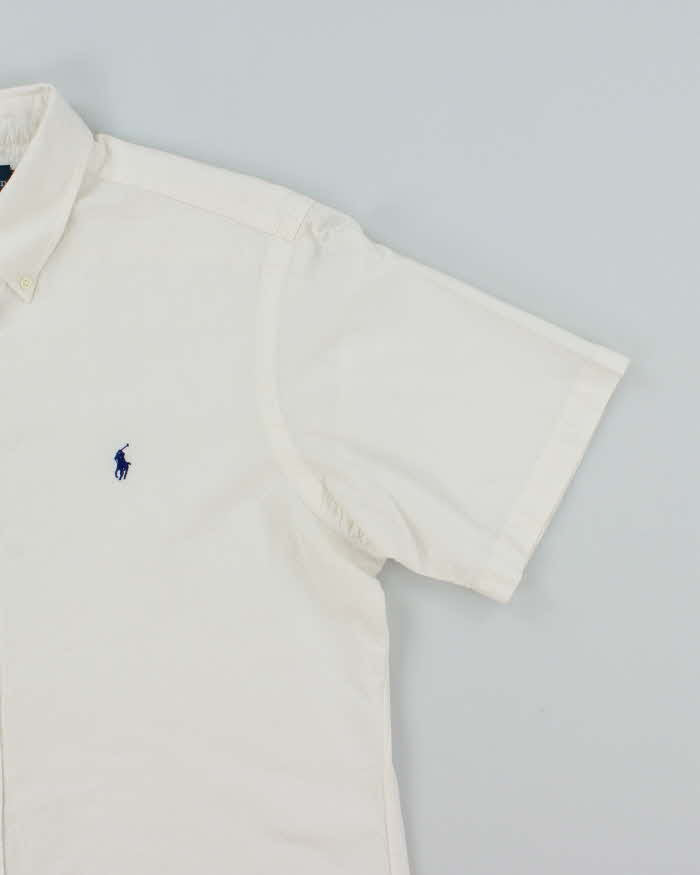 Vintage 2000's Ralph Lauren Small Horse Embroidered Short Sleeve Shirt - L