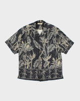 Vintage Tommy Bahama Floral Print Silk Hawaiian Shirt - M