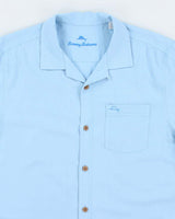 Vintage Tommy Bahama Plain Silk Hawaiian Shirt - L