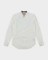 Vintage 2000's Burberry Hidden Nova Check Plain Long Sleeve Shirt - S